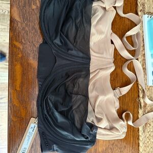 SKIMS Black and Tan Bras-being sold together.